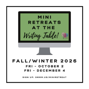 Fall 2026 Writing Table Mini Retreats