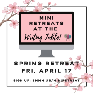 Writing Table Mini Retreats