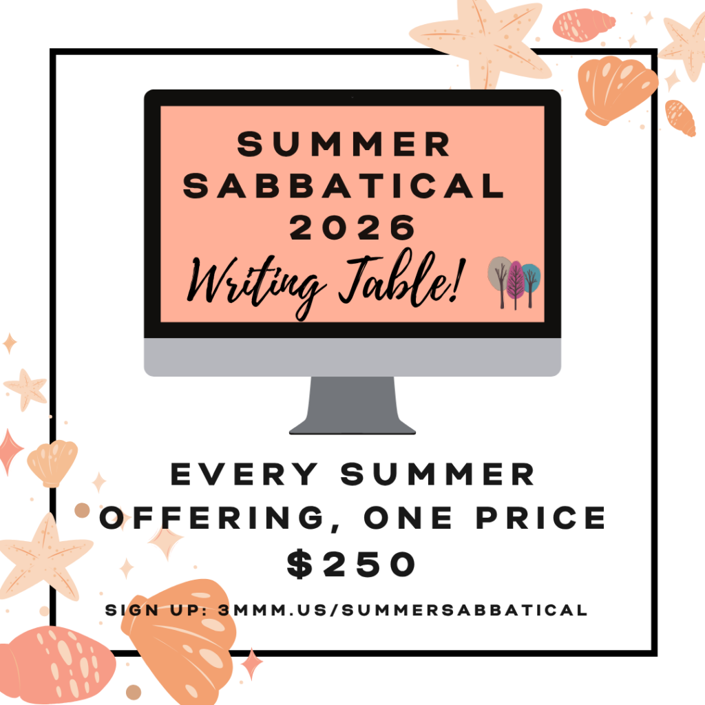 Summer Sabbatical 2026